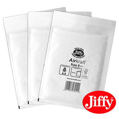 Jiffy Size JL0 (C) Envelopes - 140x195mm
